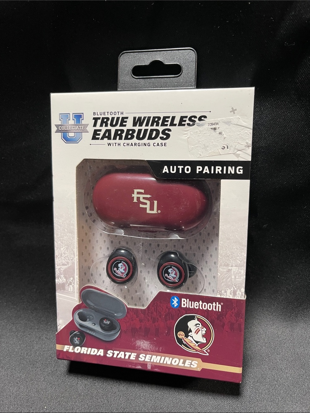 Florida State Seminoles True Wireless Bluetooth Earbuds - Garnet NWT